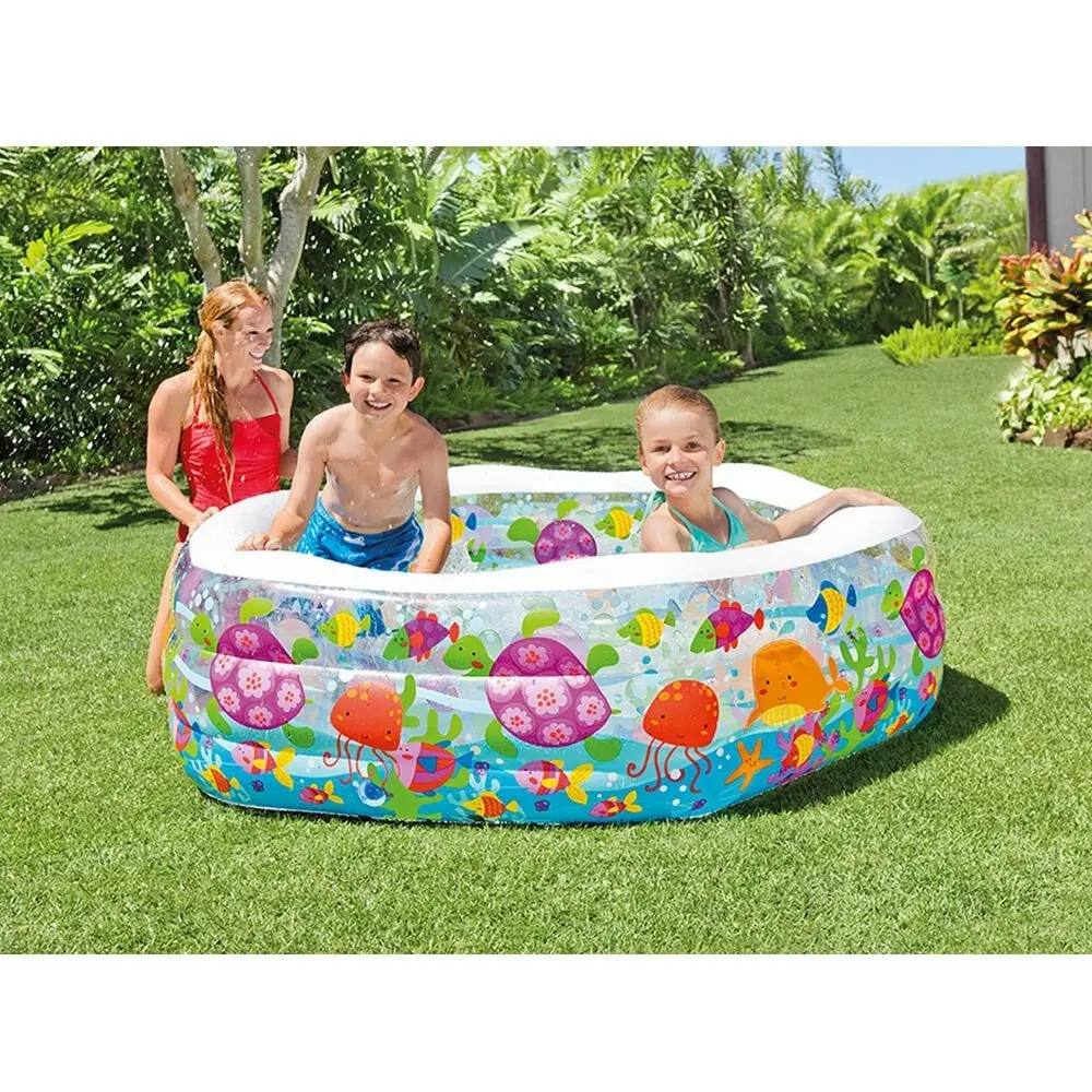 Intex Inflatable 1.9m Ocean Reef Outdoor Swimming Pool Summer Play Kids/Children