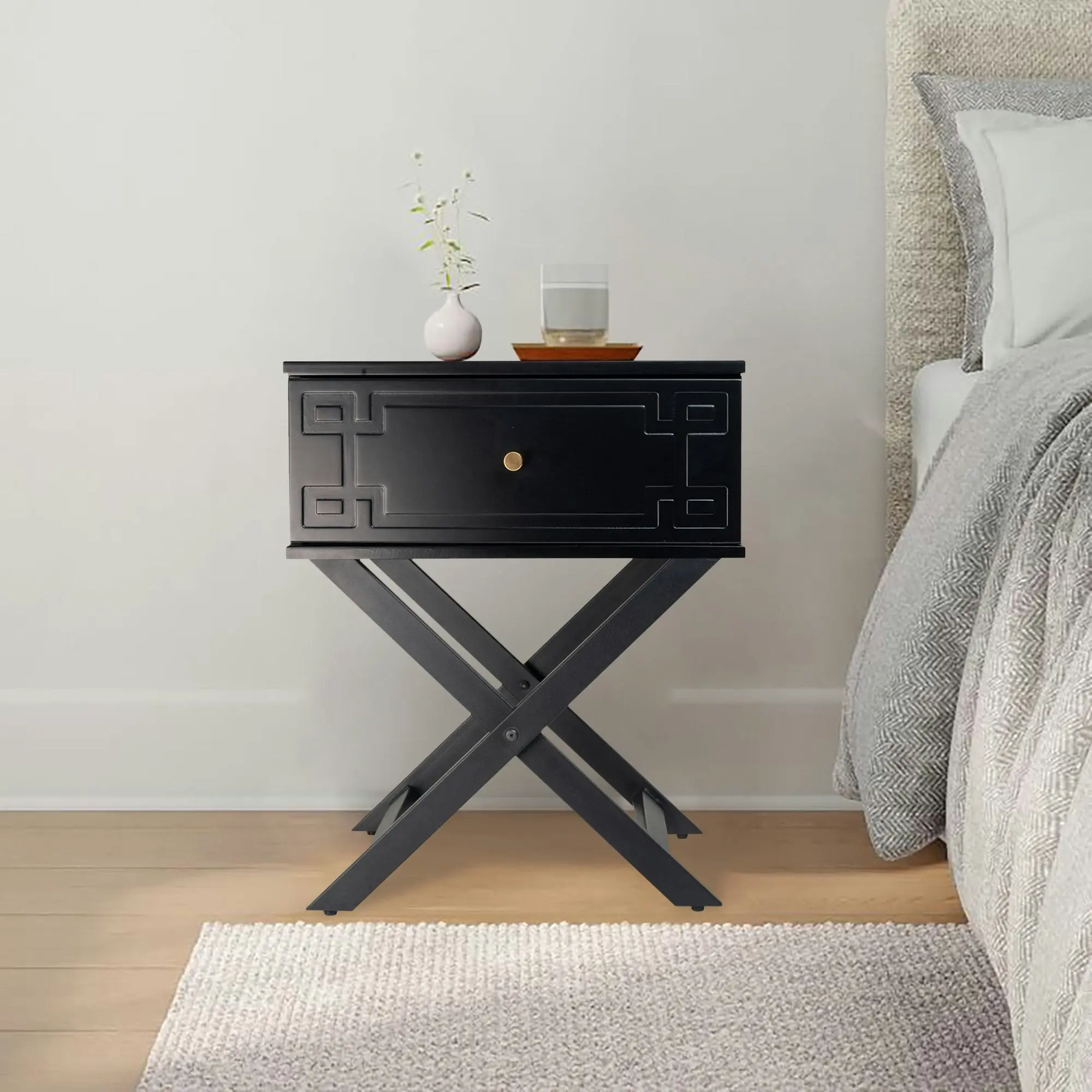 Minya (Pattern) Bedside Table