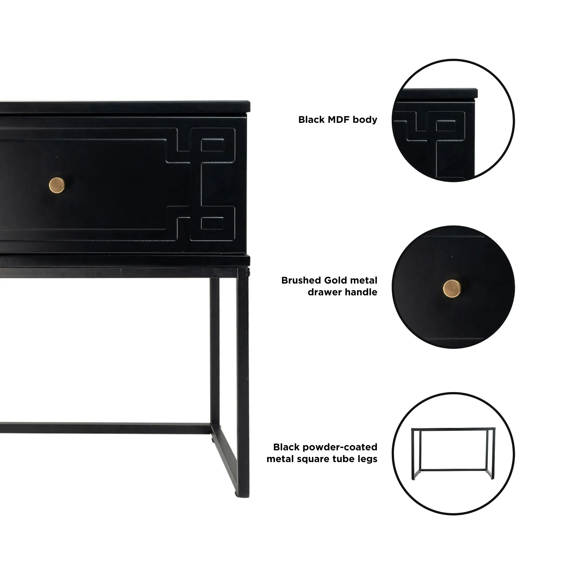 Morena (Pattern) Bedside Table