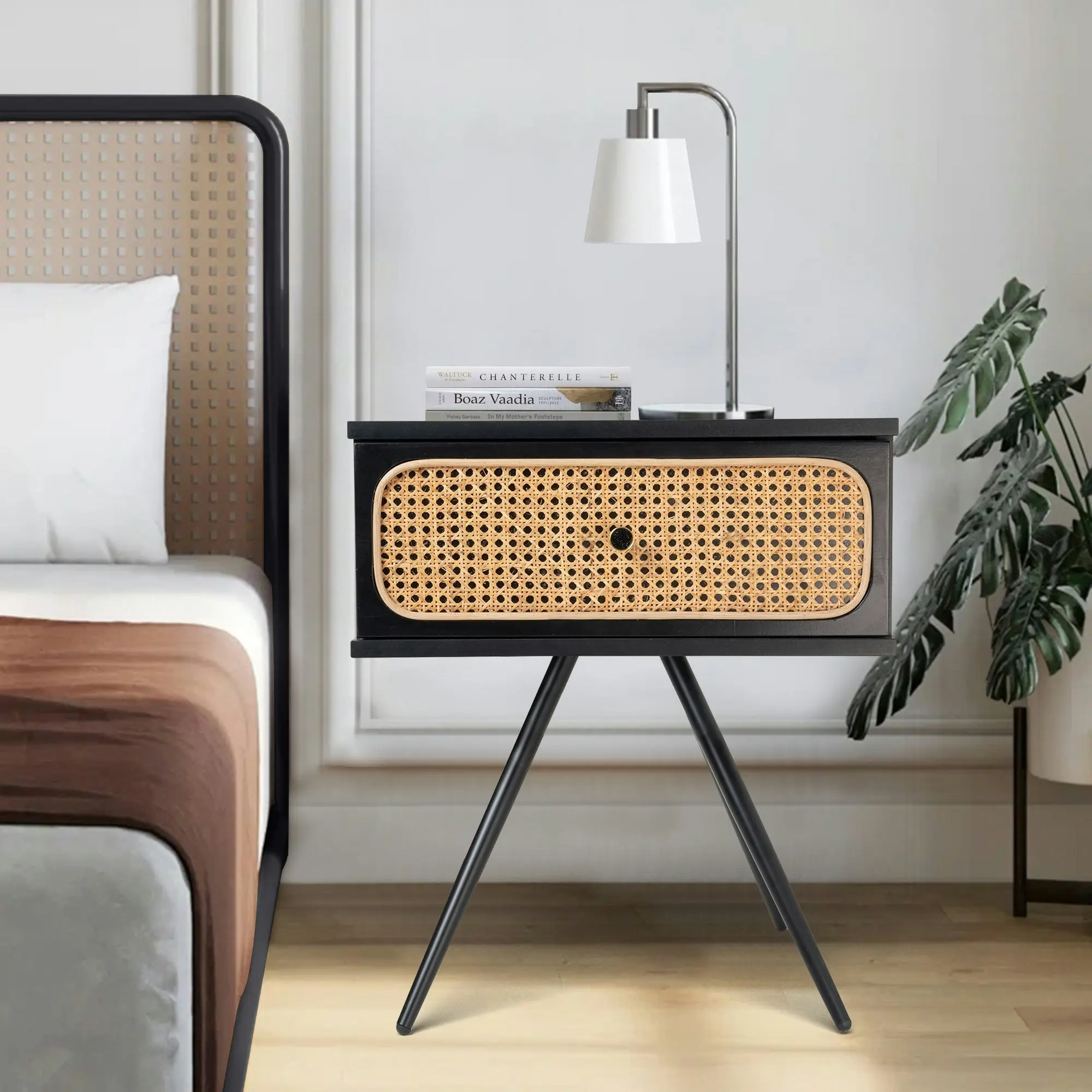 Alexa (Rattan) Bedside Table