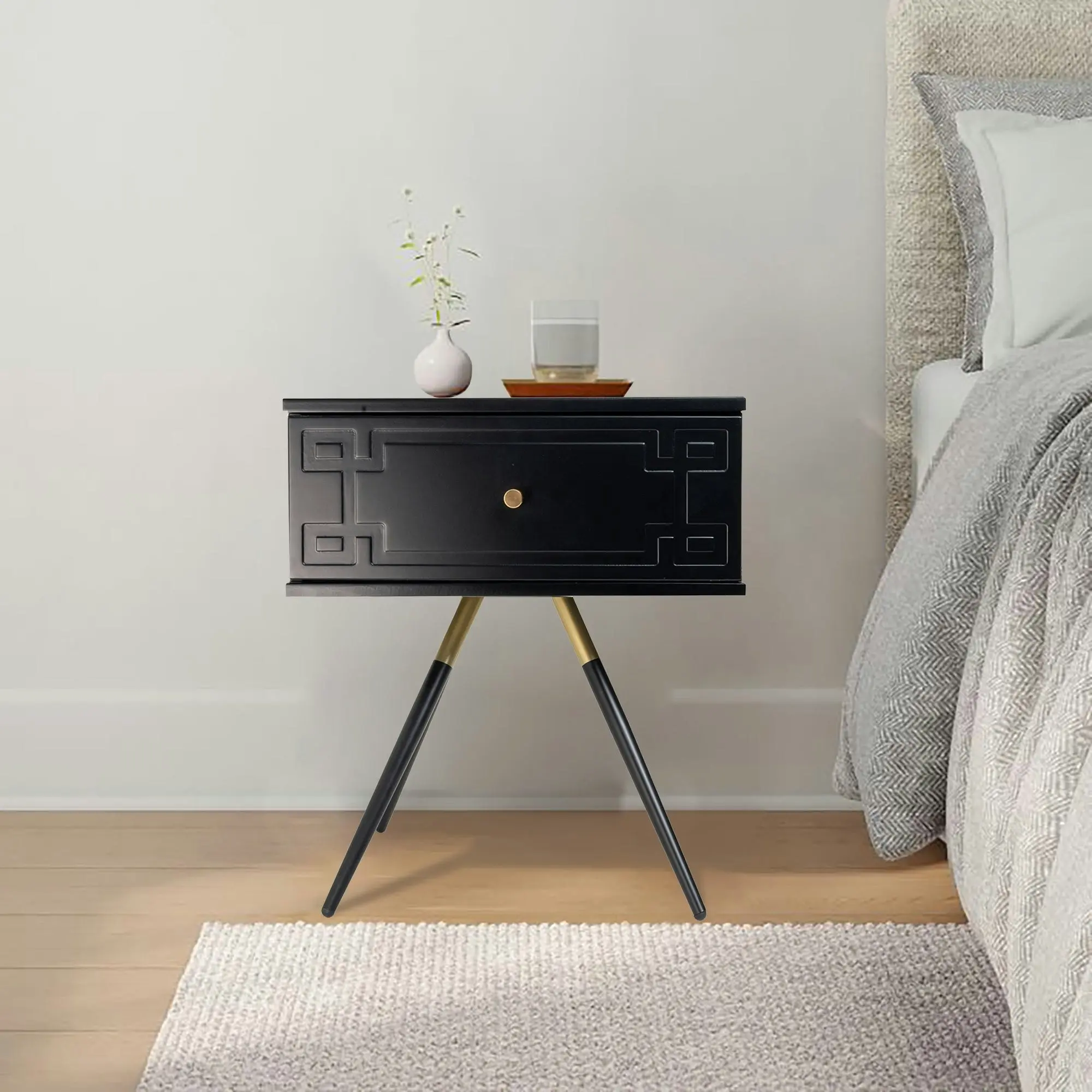 Athena (Pattern) Bedside Table