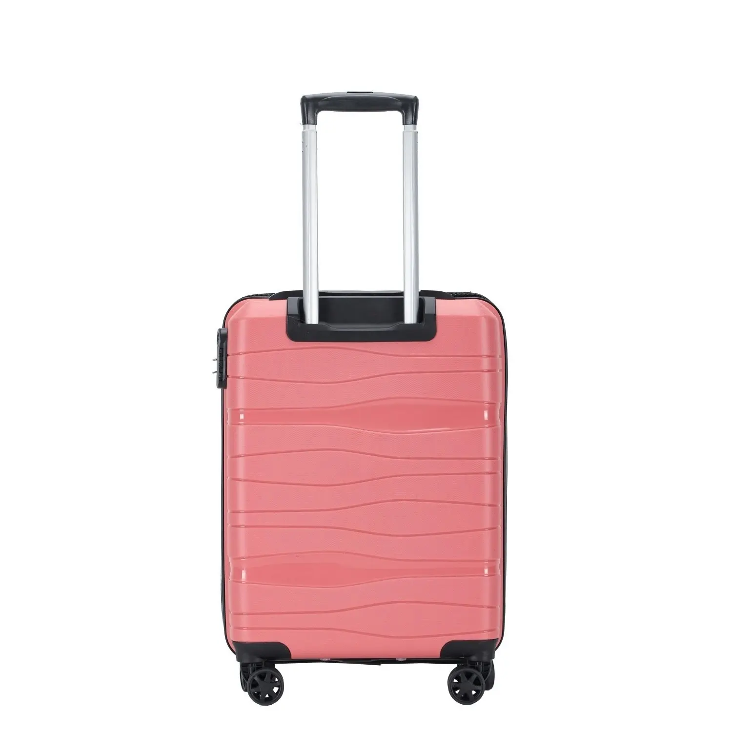 Swiss Equipe Brighton Luggage Small Wheeled Trolley Hard Suitcase Pink 42L