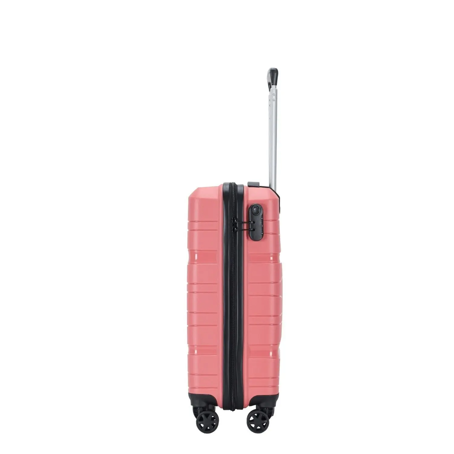 Swiss Equipe Brighton Luggage Small Wheeled Trolley Hard Suitcase Pink 42L