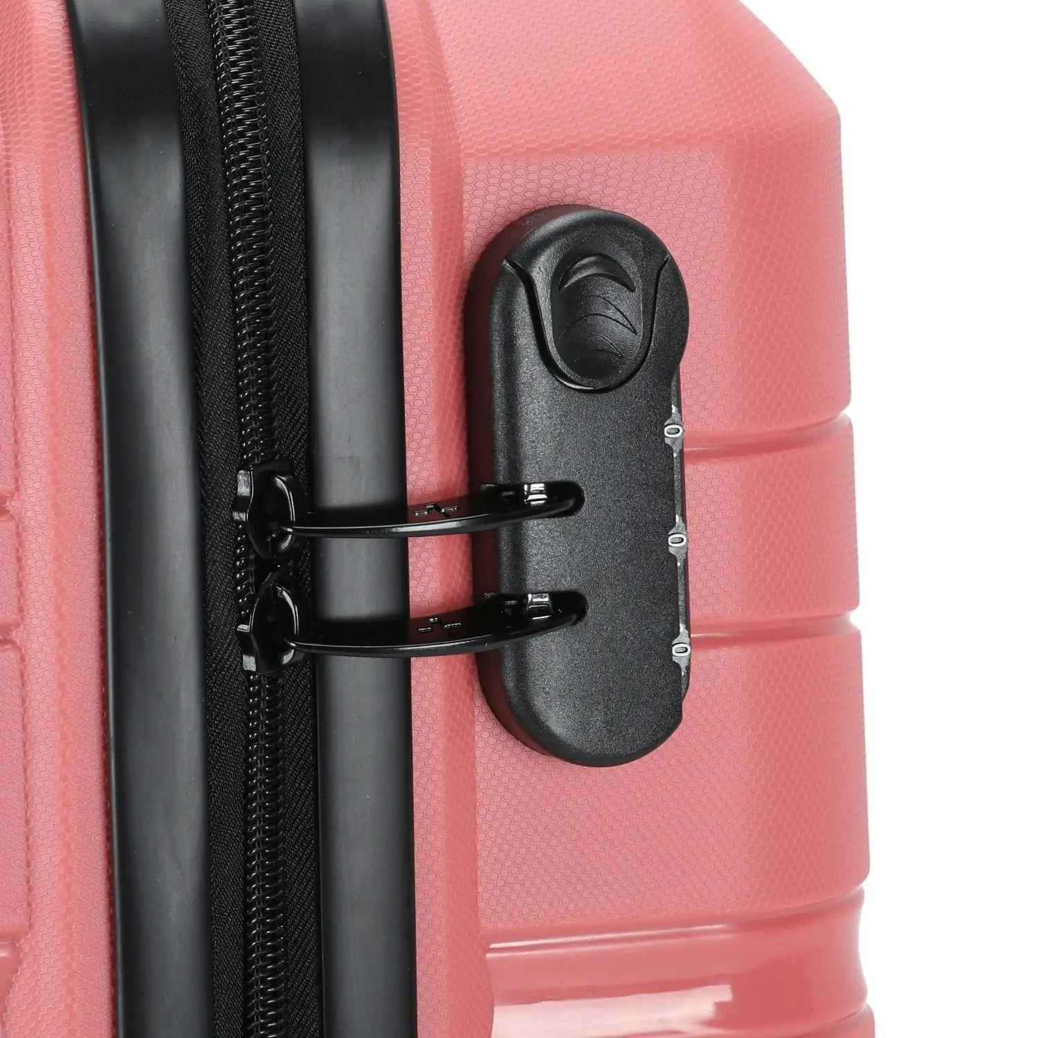 Swiss Equipe Brighton Luggage Small Wheeled Trolley Hard Suitcase Pink 42L