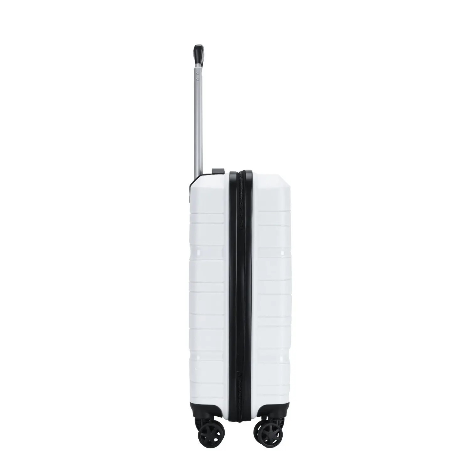 Swiss Equipe Brighton Luggage Small Wheeled Trolley Hard Suitcase White 42L