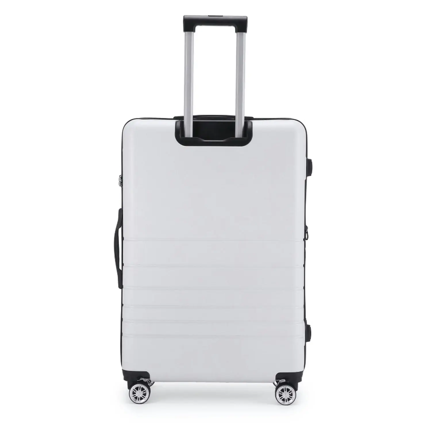 Kate Hill Bloom Luggage Large Wheeled Trolley Hard Suitcase White 120-139L