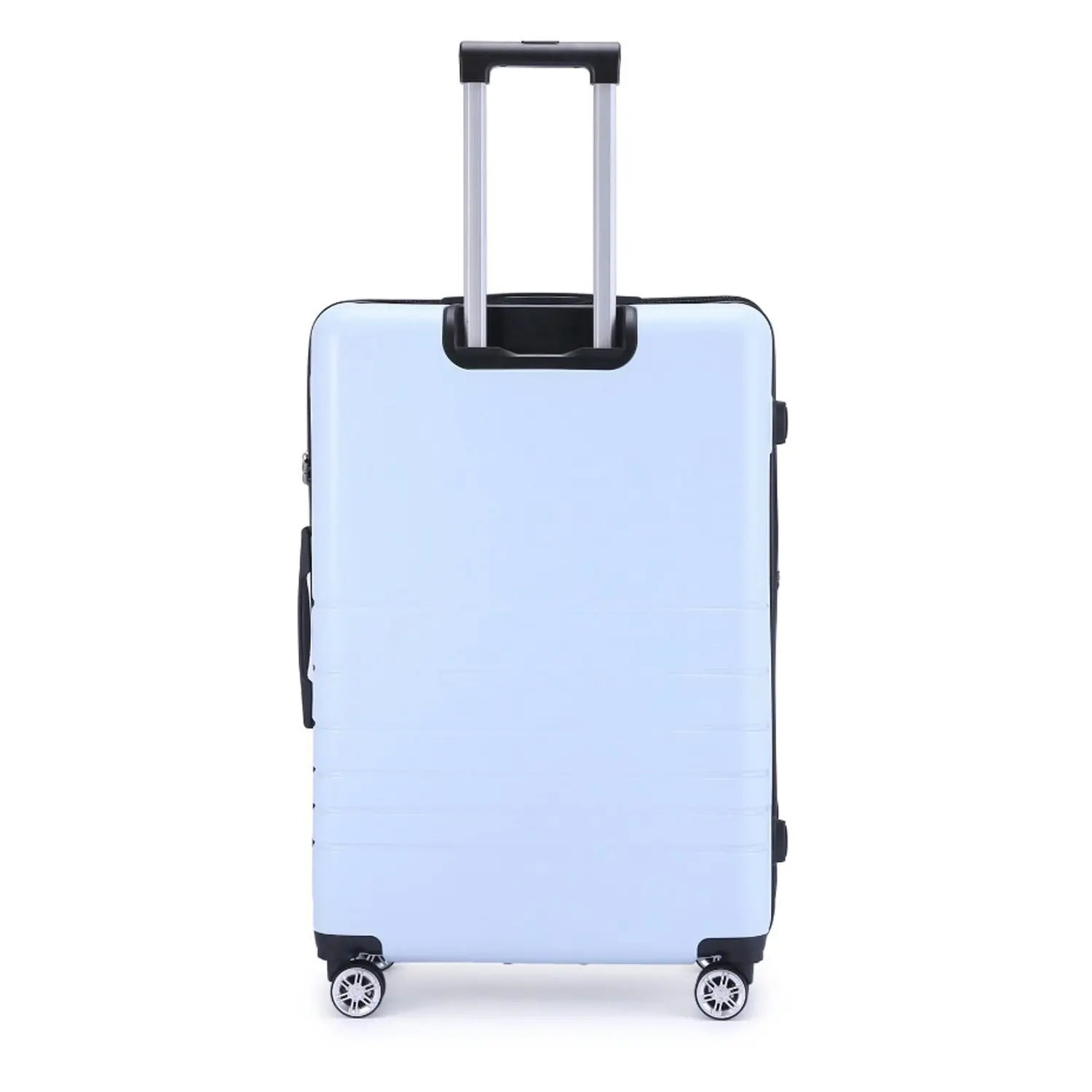 Kate Hill Bloom Luggage Large Wheeled Trolley Hard Suitcase Blue 120-139L