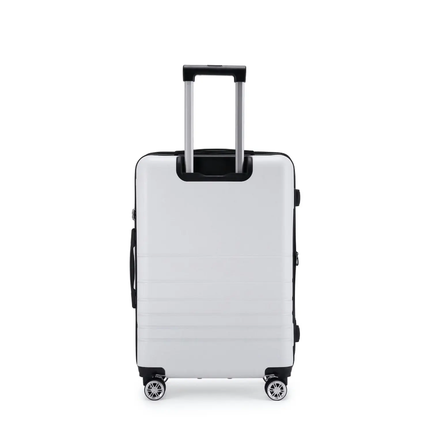 Kate Hill Bloom Luggage Medium Wheeled Trolley Hard Suitcase White 80-95L