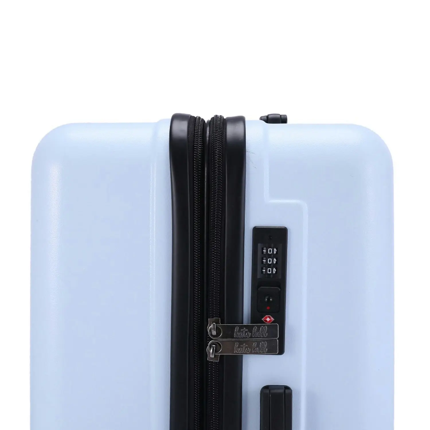 Kate Hill Bloom Luggage Medium Wheeled Trolley Hard Suitcase Blue 80-95L