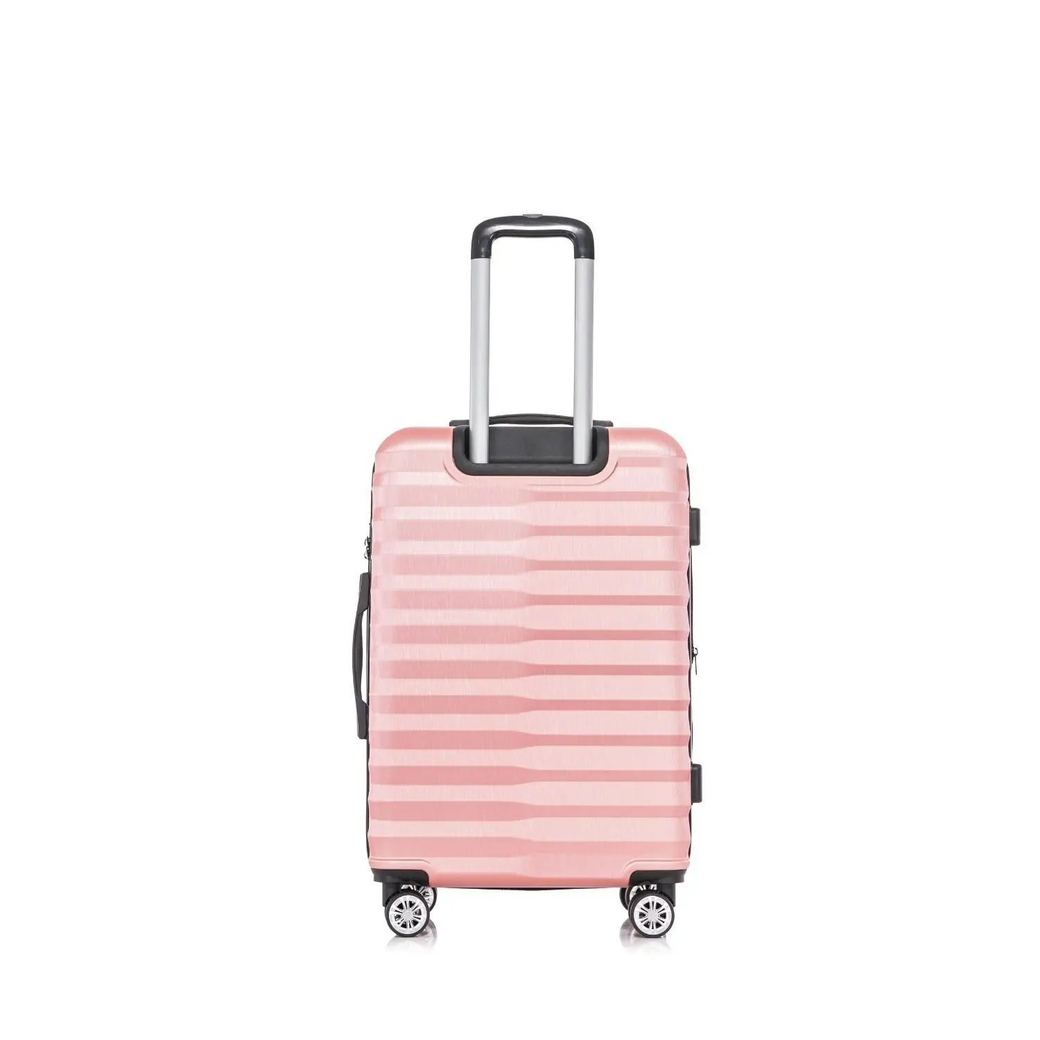 SwissTech Odyssey 76L/66cm Checked Luggage Travel Suitcase Trolley Bag Rose Gold