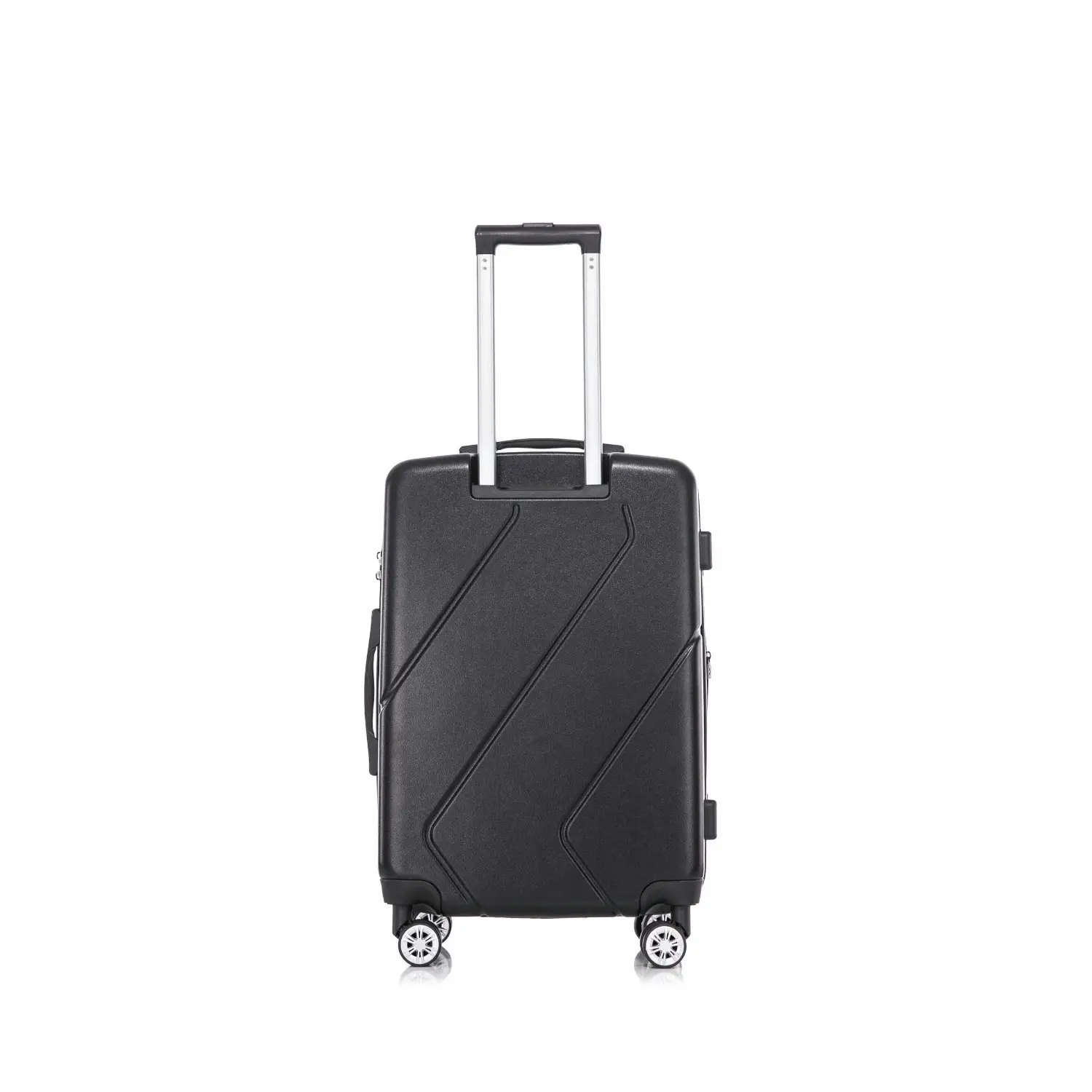 SwissTech Explorer 78.4L/66cm Checked Luggage Travel Suitcase Trolley Bag Black