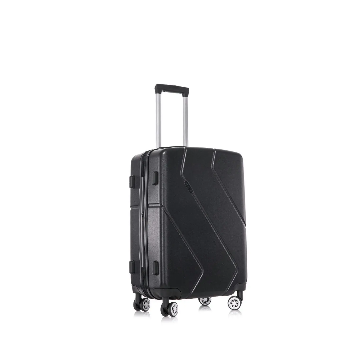 SwissTech Explorer 78.4L/66cm Checked Luggage Travel Suitcase Trolley Bag Black