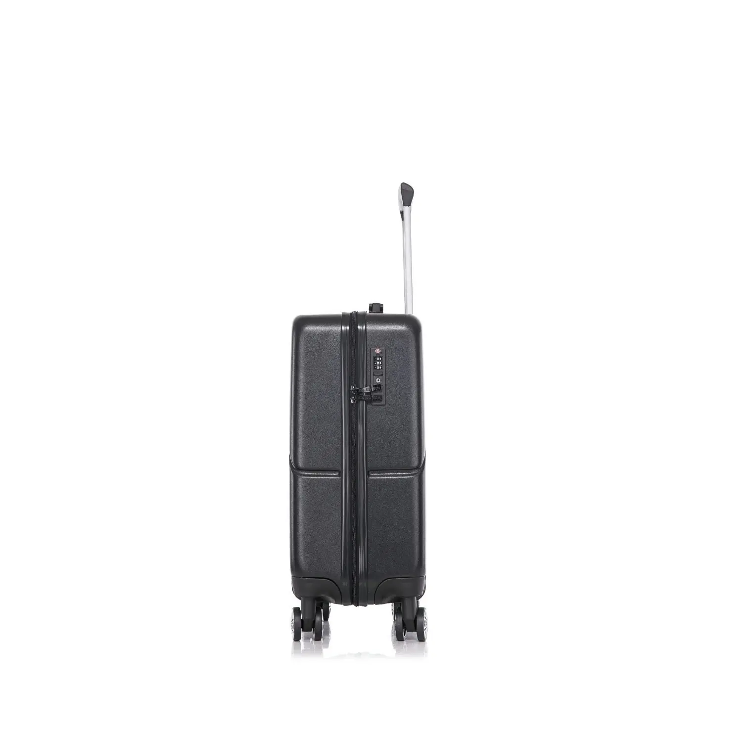 SwissTech Explorer 45L/56cm Carry On Luggage Travel Suitcase Trolley Bag Black