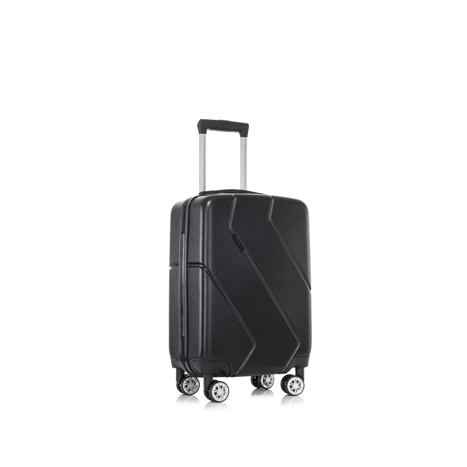 SwissTech Explorer 45L/56cm Carry On Luggage Travel Suitcase Trolley Bag Black