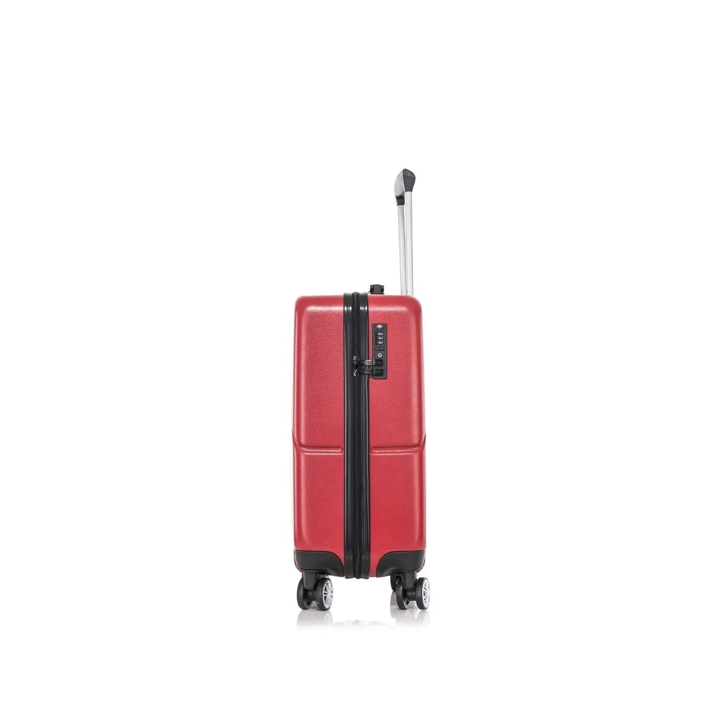 SwissTech Explorer 45L/56cm Carry On Travel Luggage Suitcase Trolley Blood Red