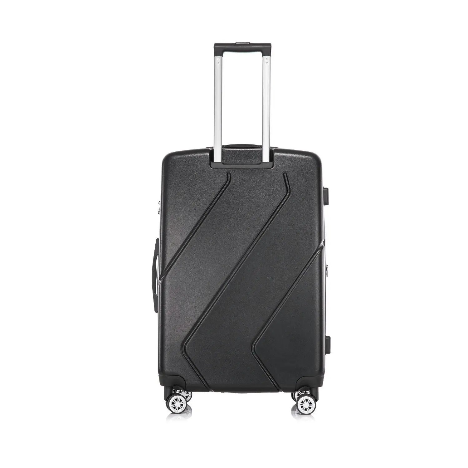 SwissTech Explorer 118L/76cm Checked Luggage Travel Suitcase Trolley Bag Black