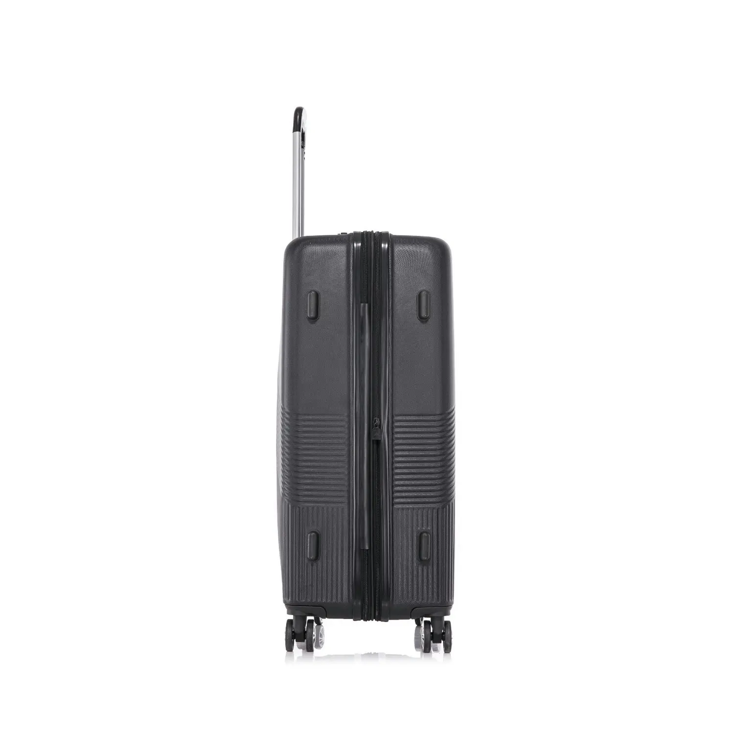 SwissTech Alpine 114L/76cm Checked Luggage Travel Suitcase Trolley Bag Black