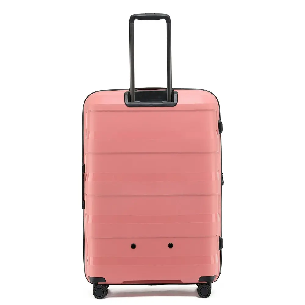 Tosca Comet PP 29" Checked Trolley Travel Hard Case Suitcase 78x50x35cm - Coral