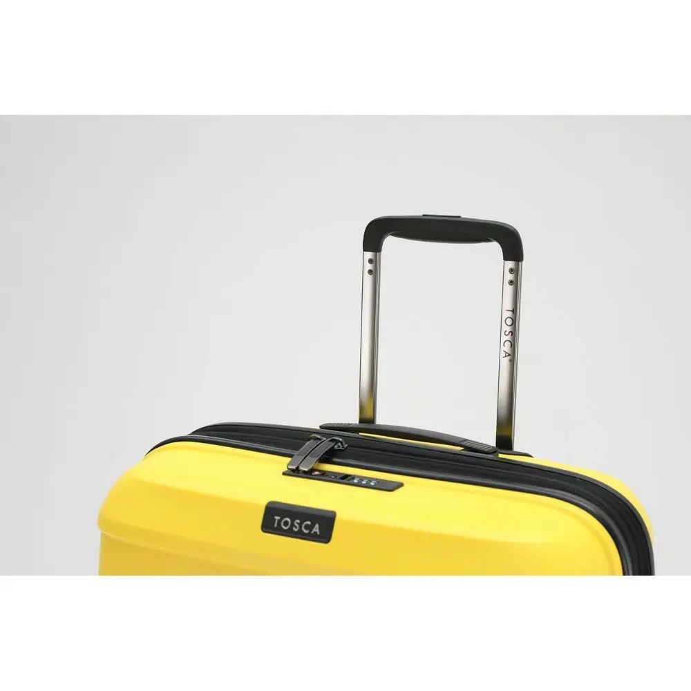 Tosca Comet PP 29" Checked Trolley Travel Hard Case Suitcase 78x50x35cm - Yellow