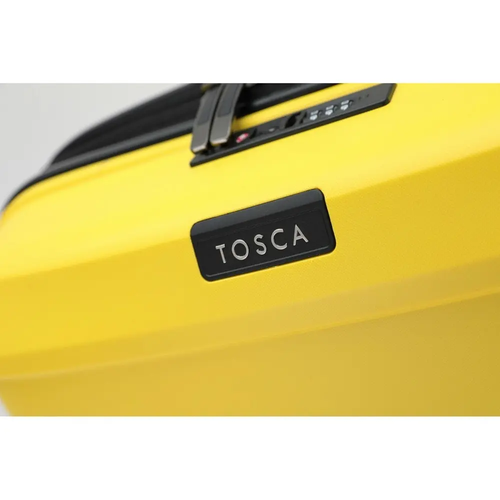 Tosca Comet PP 29" Checked Trolley Travel Hard Case Suitcase 78x50x35cm - Yellow