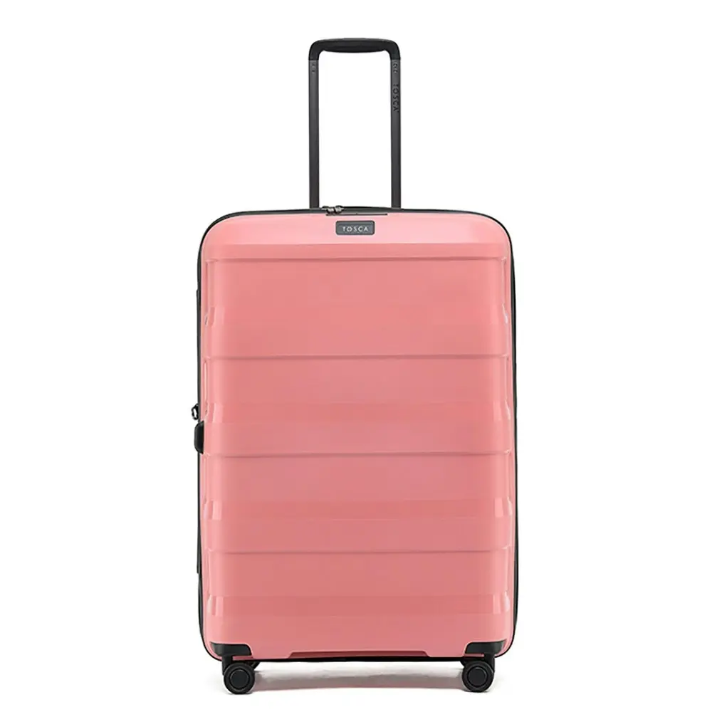 2pc Tosca Comet PP 20"/29" Travel Trolley Travel Suitcase Small/Large - Coral