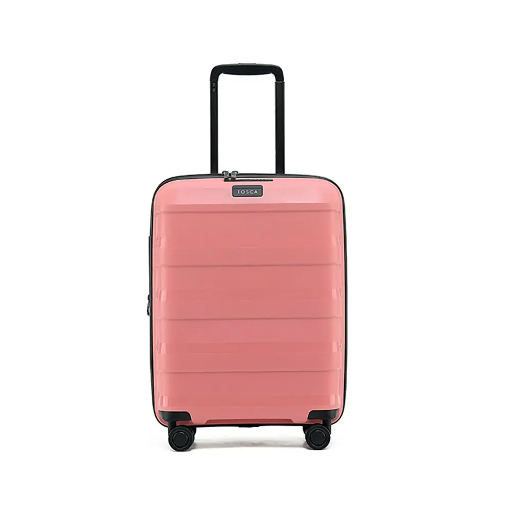 2pc Tosca Comet PP 20"/29" Travel Trolley Travel Suitcase Small/Large - Coral