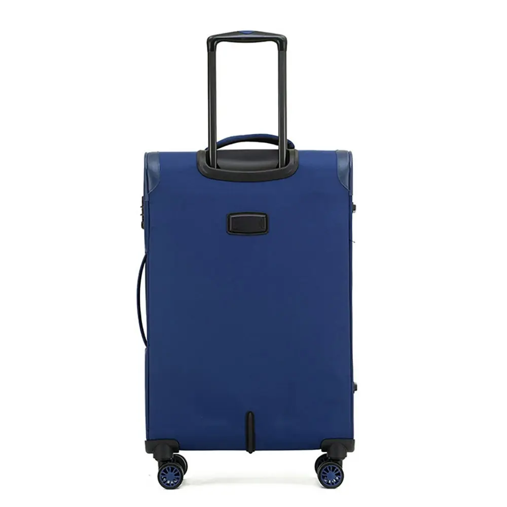 Tosca So-Lite 3.0 25" Checked Trolley Luggage Holiday/Travel Suitcase - Navy