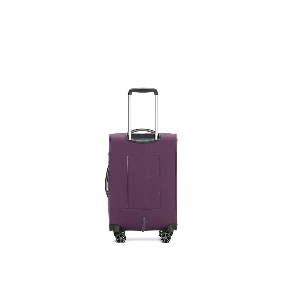 Tosca Vega 21" Carry On Holiday/Travel Luggage Suitcase Baggage Trolley Bag Plum