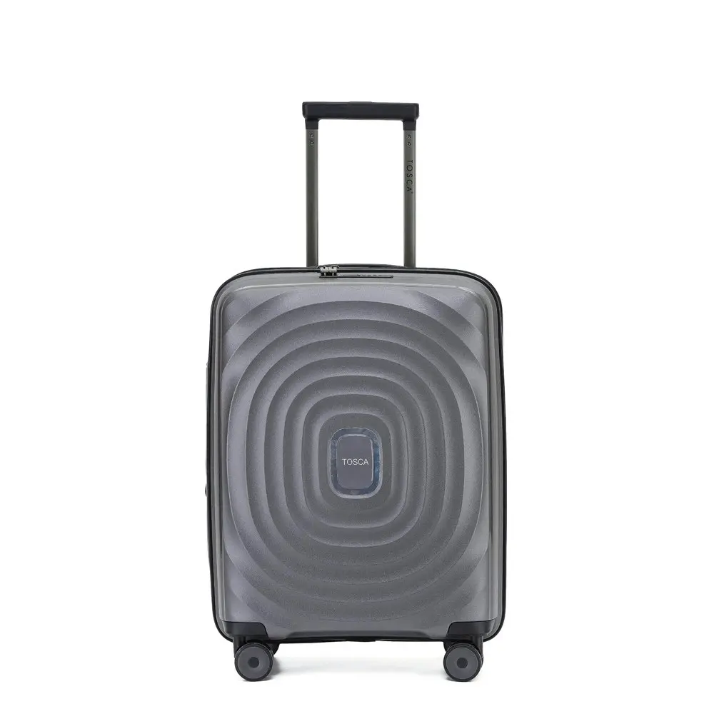 Tosca Eclipse 20" Cabin Trolley Lightweight Travel Suitcase 55x40x25cm Charcoal