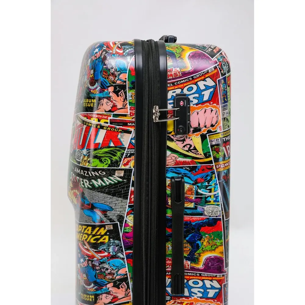 Marvel Comic Cover Pattern Retro Pc 19" Cabin Trolley Luggage Travel Suitcase