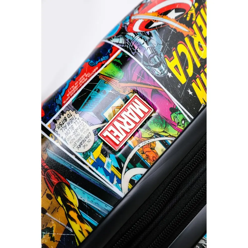 Marvel Comic Cover Pattern Retro Pc 19" Cabin Trolley Luggage Travel Suitcase