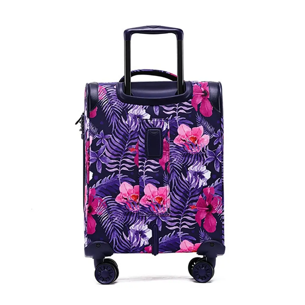 Tosca So-Lite 3.0 20" Cabin Trolley Luggage Holiday/Travel Suitcase - Flower