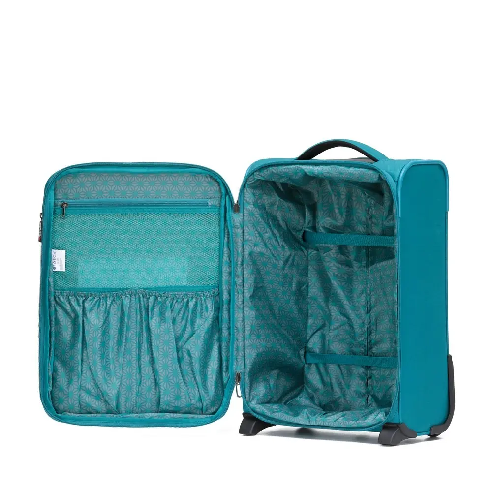 Tosca So-Lite 3.0 2 Wheel Cabin Trolley Luggage Suitcase 52x34x25cm - Teal