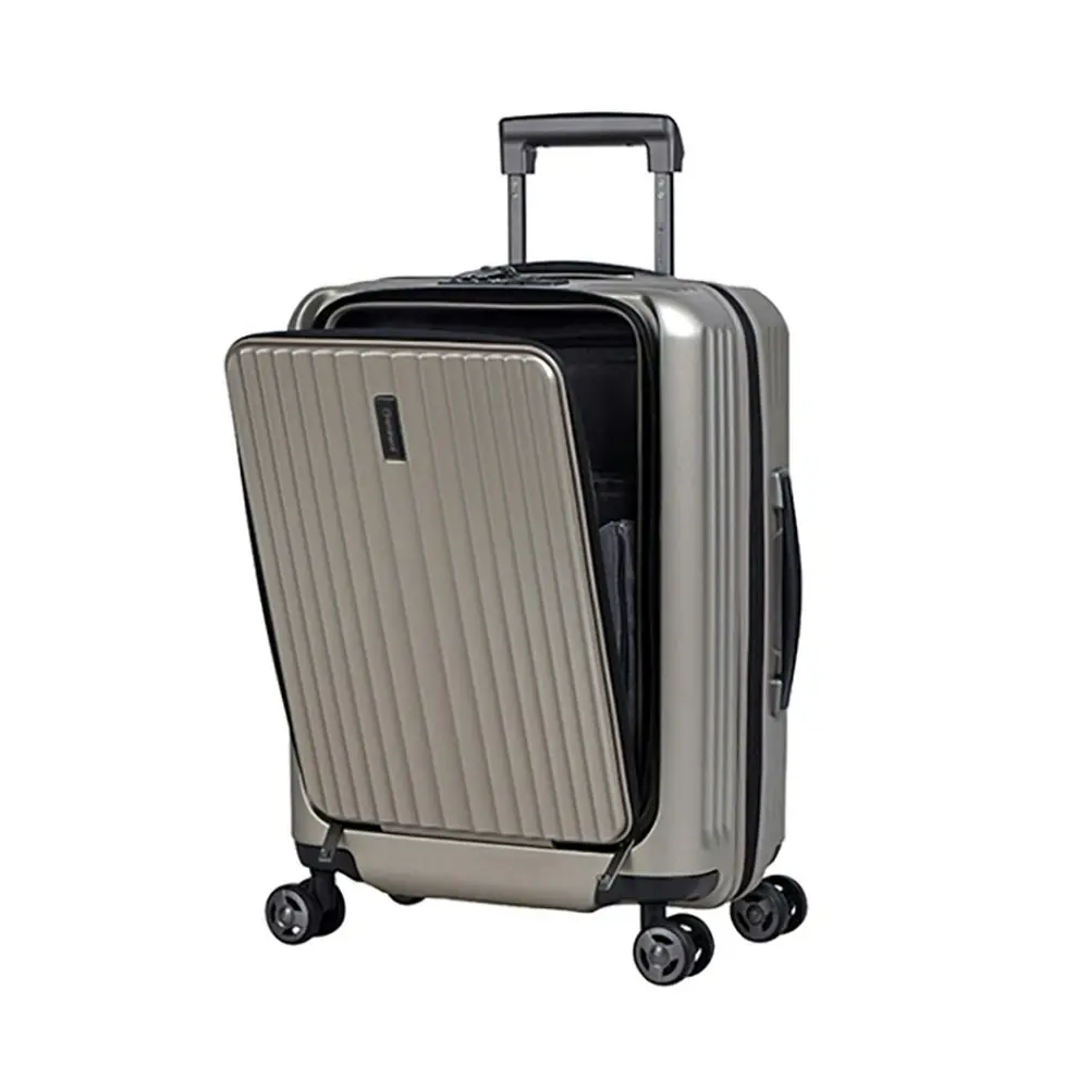 2pc Eminent 20"/28" Trolley Travel Luggage Travel Suitcase S/L - Champagne