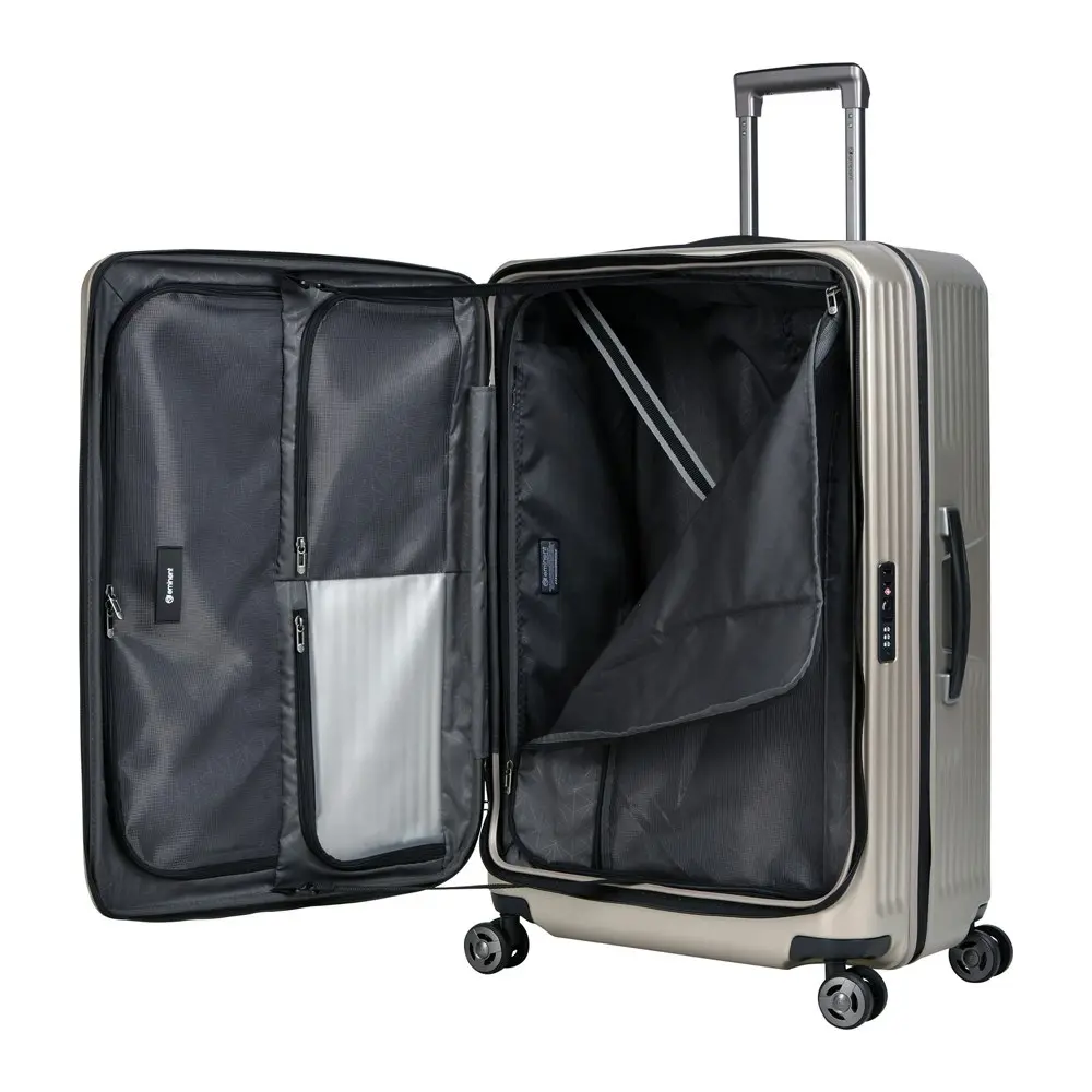 Eminent 28" Trolley Checked Case Luggage Travel Suitcase 76x50x33cm - Champagne