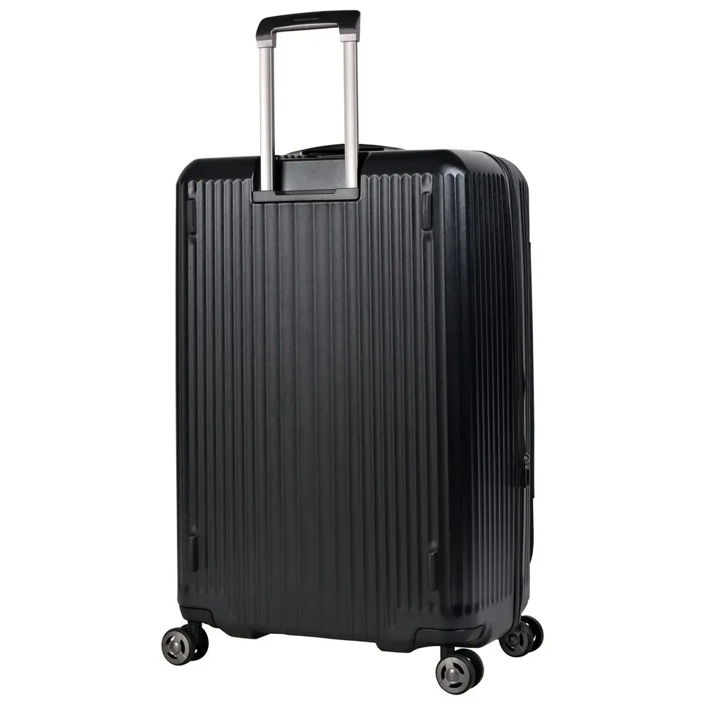 Eminent 28" Trolley Checked Hard Case Luggage Travel Suitcase 76x50x33cm - Black