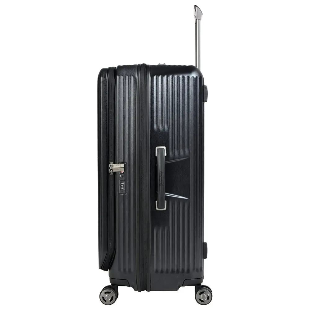 Eminent 28" Trolley Checked Hard Case Luggage Travel Suitcase 76x50x33cm - Black