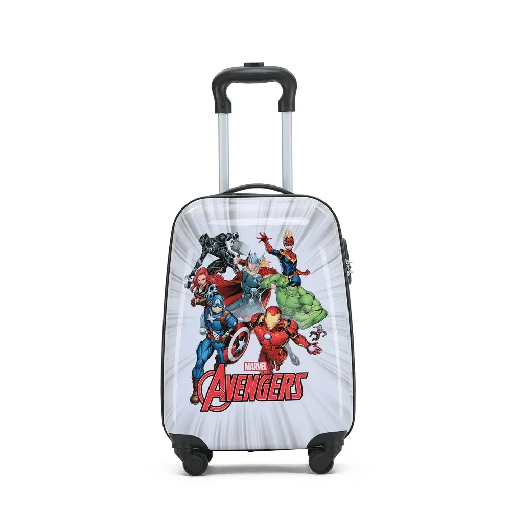 Marvel Avengers 17" Trolley Cabin Luggage Travel Wheel Suitcase Bag 50x35x24cm