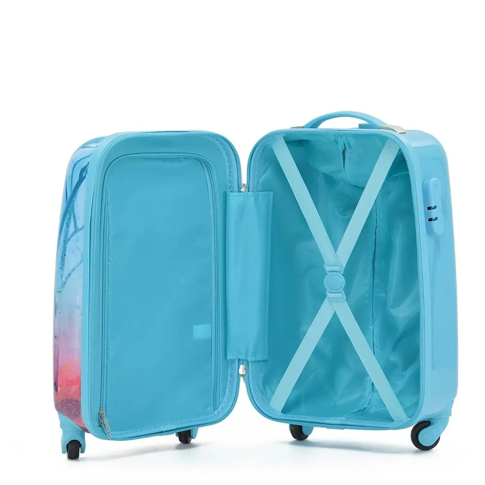 Disney Frozen 17"/45cm Kids Cabin Trolley Case Luggage Wheeled Travel Suitcase