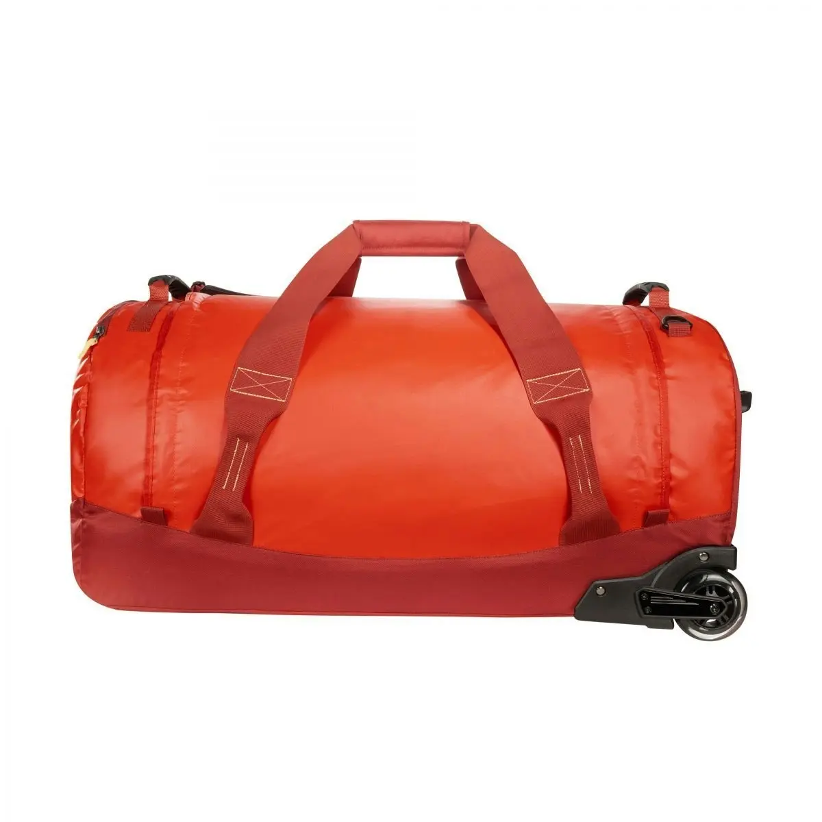 Tatonka 75cm 80L Barrel Travel Bag Roller/Luggage/Suitcase w/ Wheels Red Orange