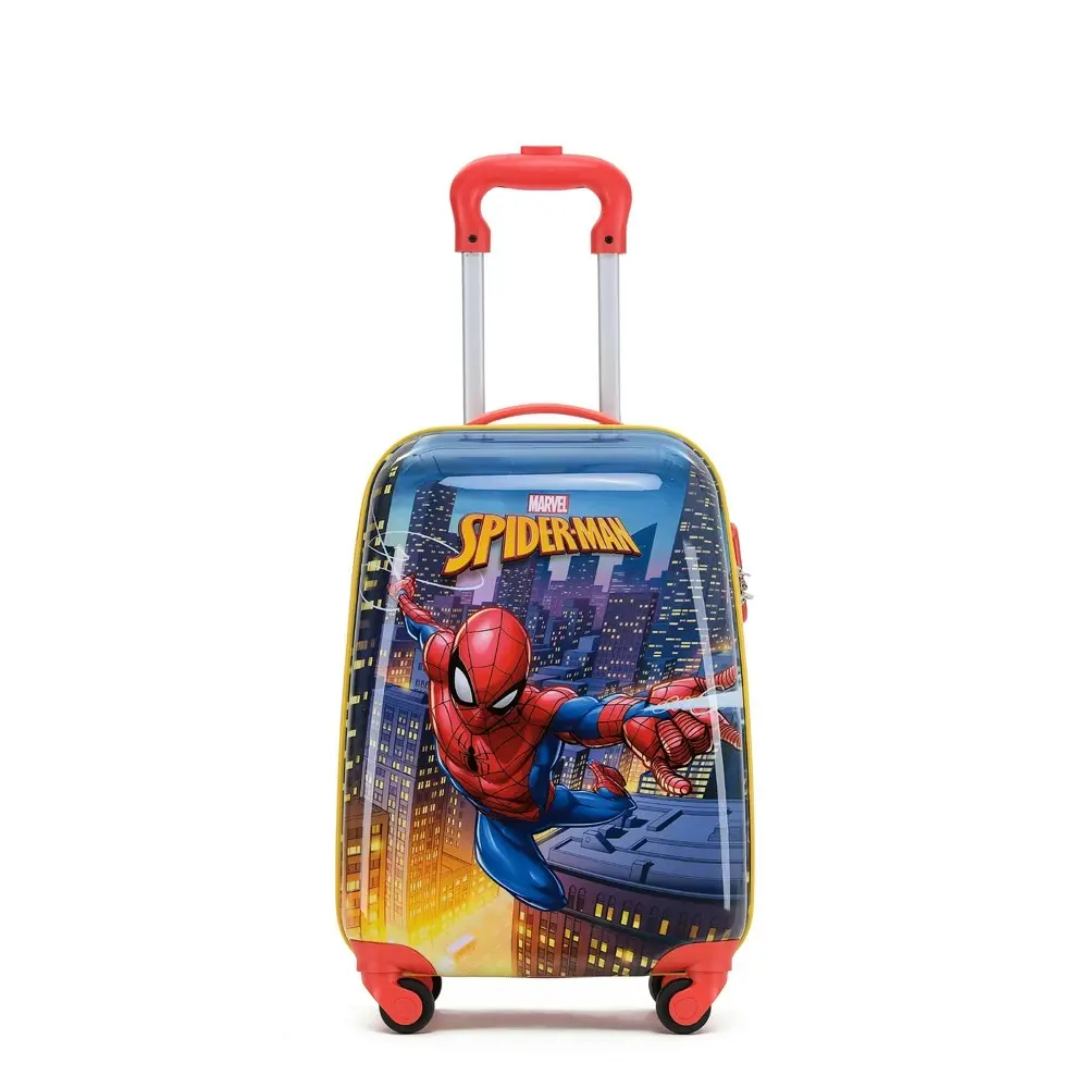 Marvel Spiderman 17" Trolley Cabin Luggage Travel Wheel Suitcase Bag 50x35x24cm