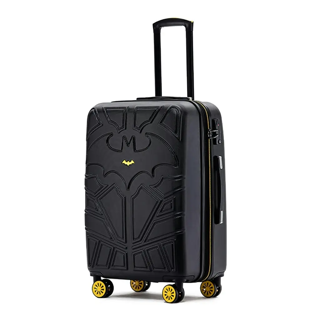 2pc Batman 24"/28" Trolley Checked Luggage Travel Suitcase Case Medium/Large