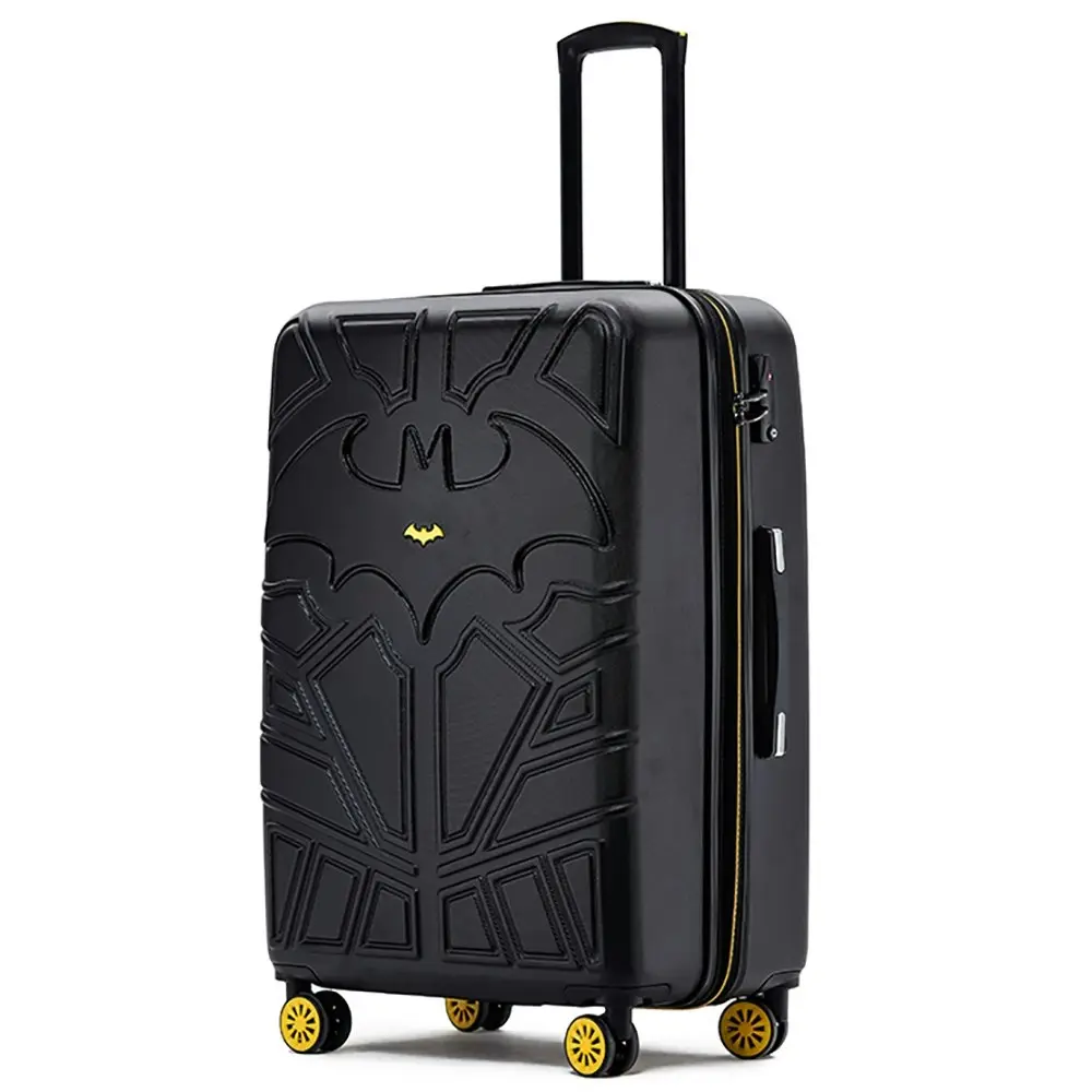 2pc Batman 24"/28" Trolley Checked Luggage Travel Suitcase Case Medium/Large