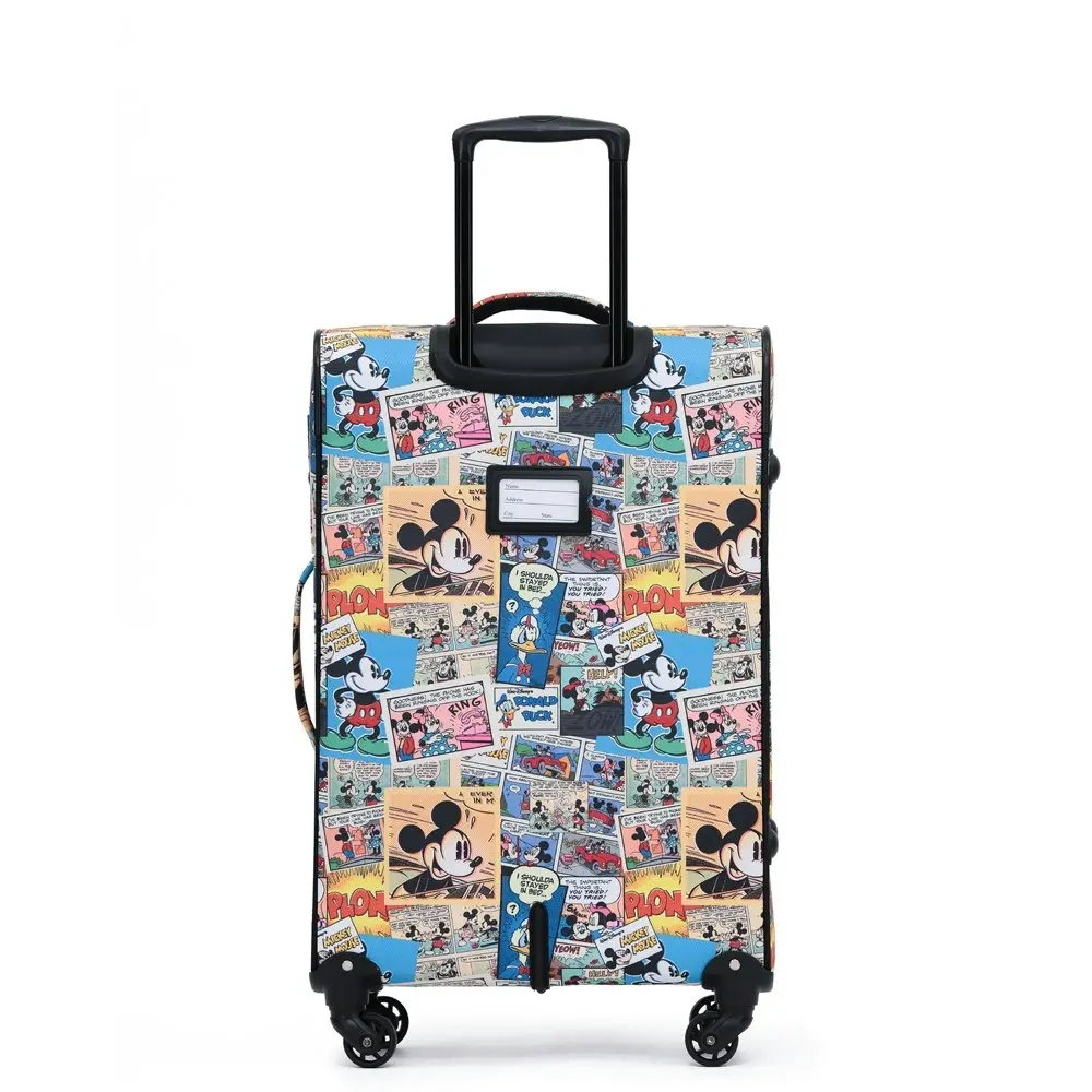 Disney 25" Trolley Checked Travel Luggage Suitcase 65x40x30cm Comic Character