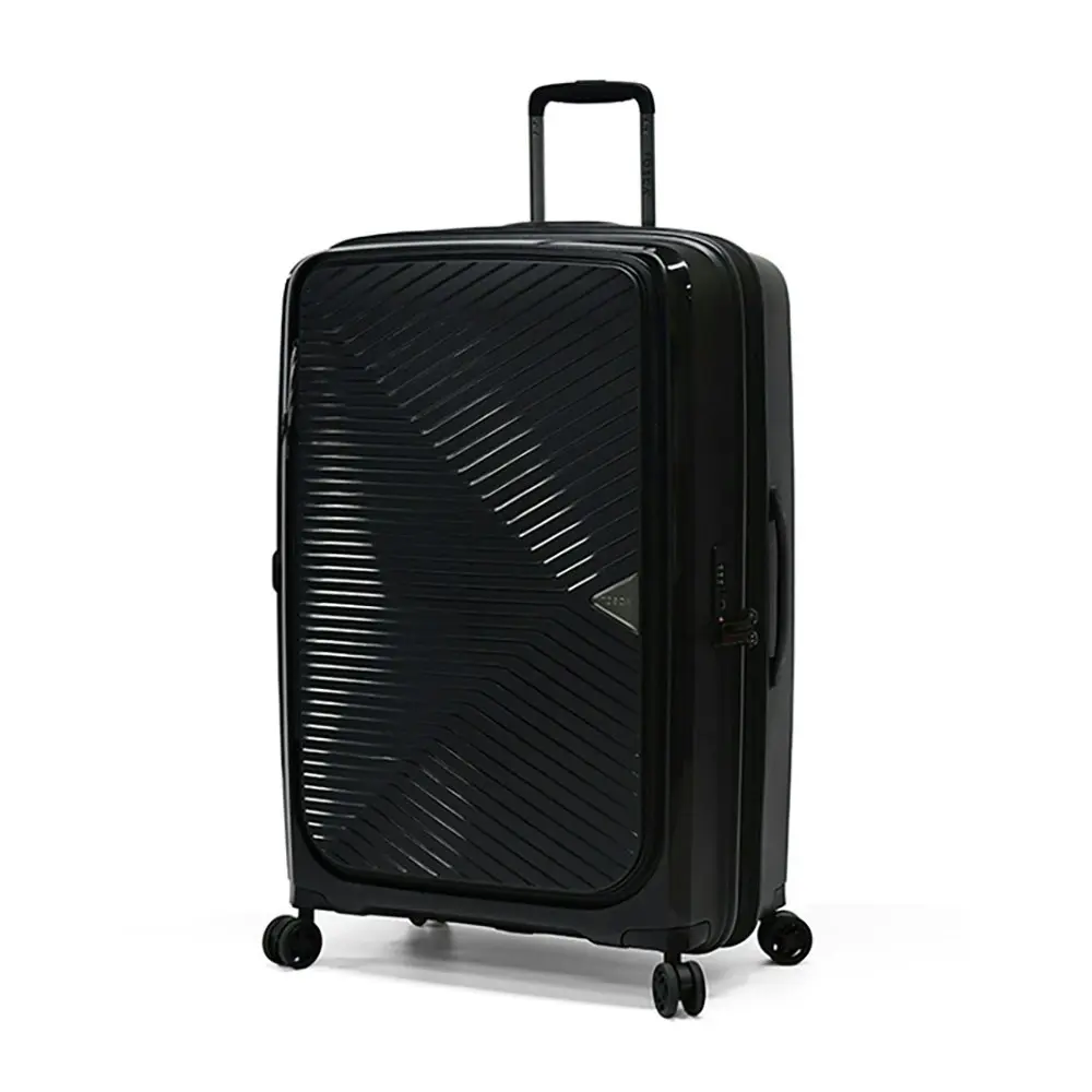 2pc Tosca Space X 25"/29" Trolley Checked Luggage Travel Suitcase M/L Black