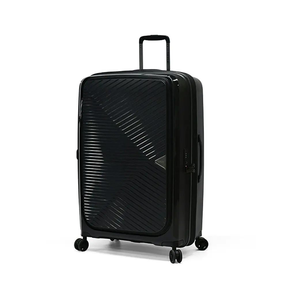 2pc Tosca Space X 25"/29" Trolley Checked Luggage Travel Suitcase M/L Black