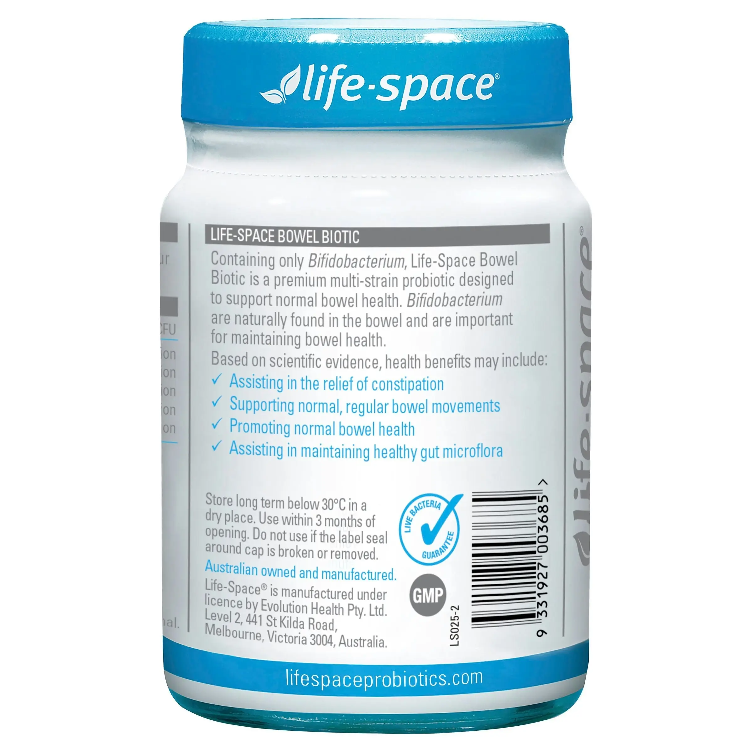 Life Space Bowel Biotic 60 Caps