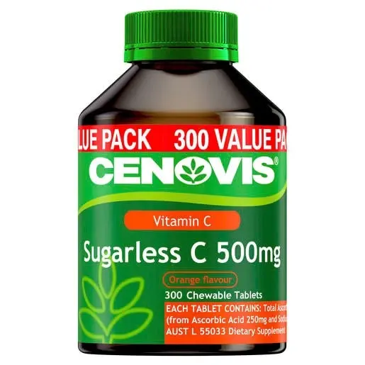 Cenovis Sugarless C 500Mg 300 Tabs