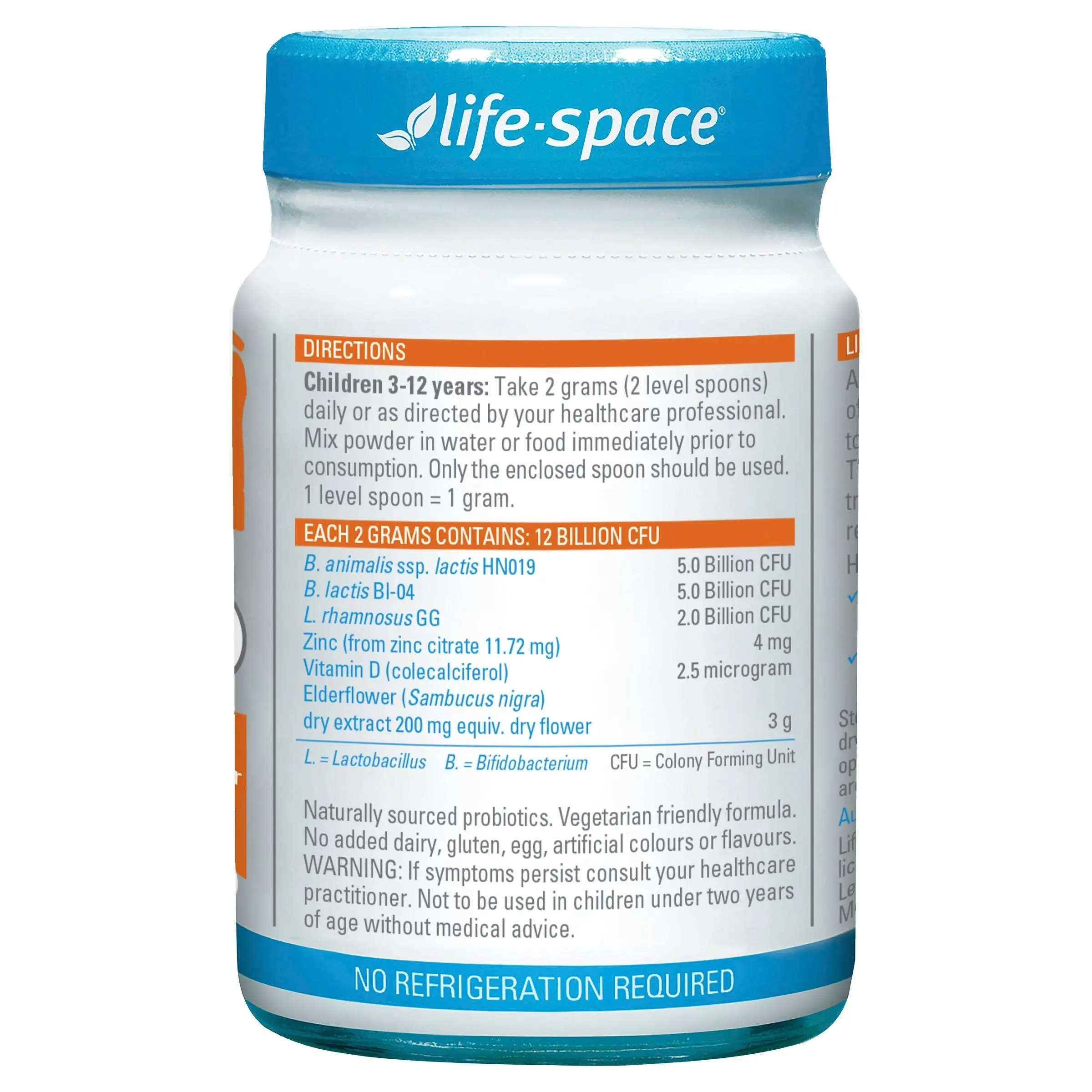 Life Space Probiotic Chld Imn 60G