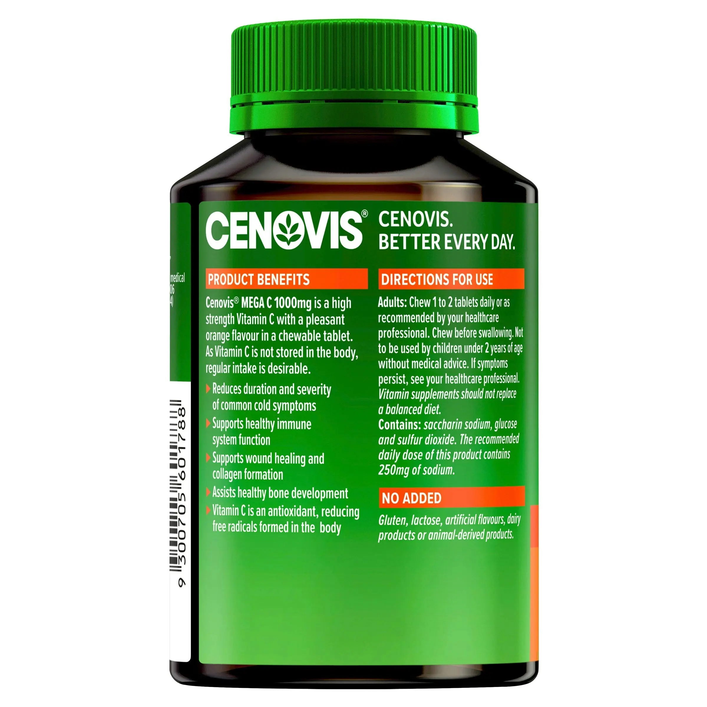 Cenovis Mega C 1000Mg 60 Tablets